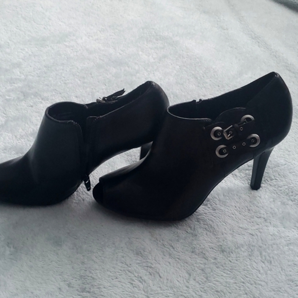 🌟Studio Paolo S-Cora Peep-Toe Booties - Picture 4 of 8